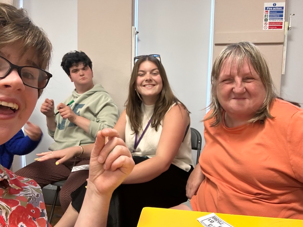 Learners at bingo