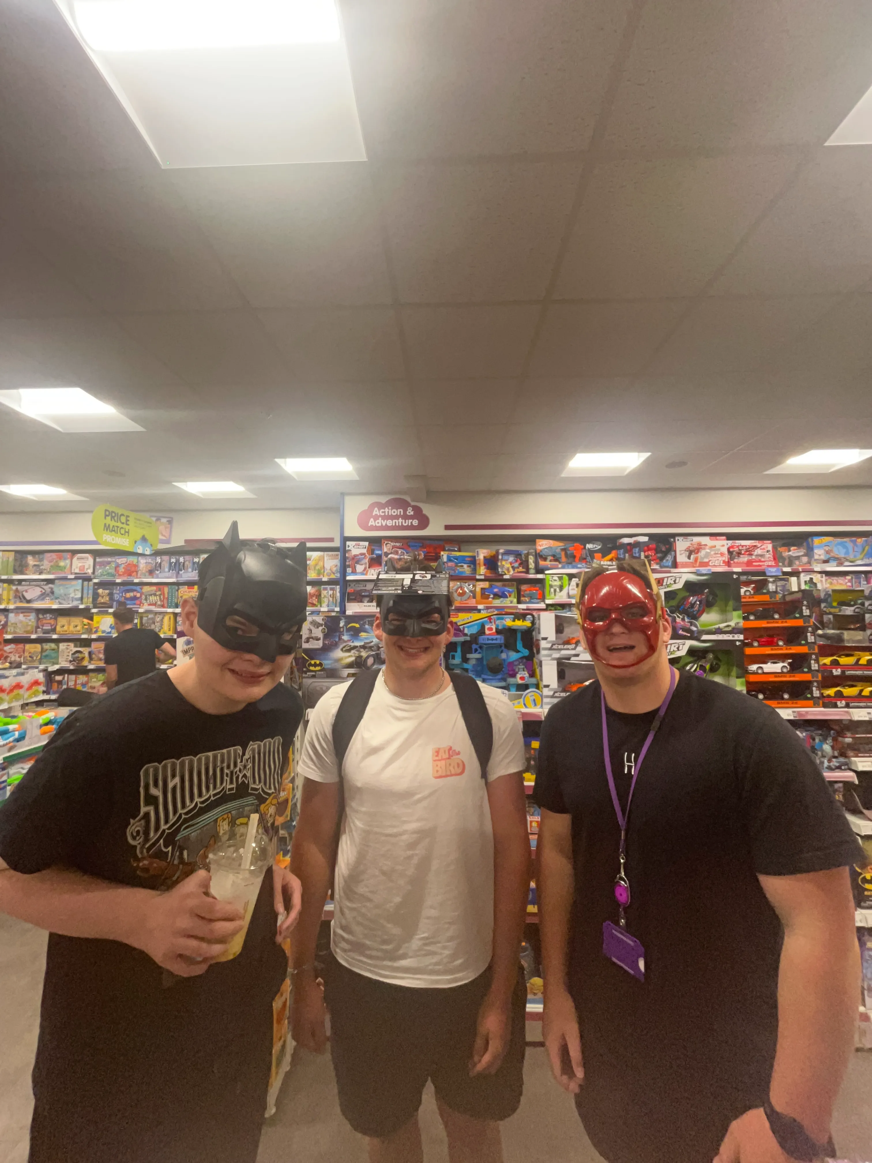 Learner at their favourite toy store
